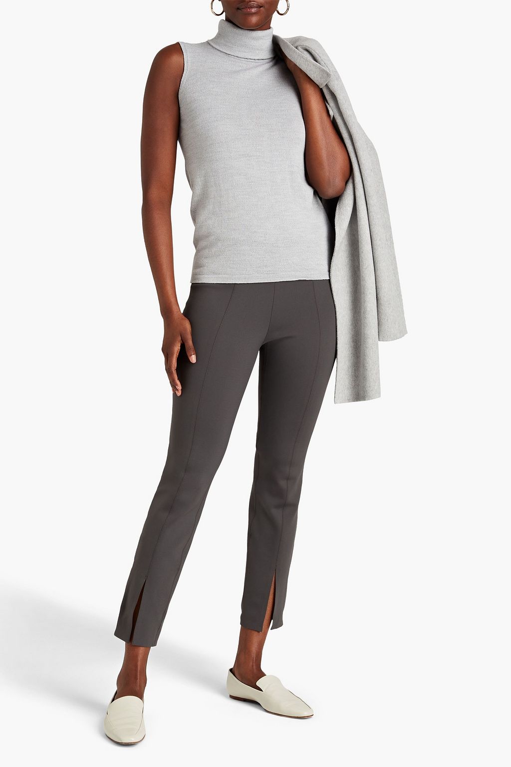 THEORY Stretch-jersey leggings