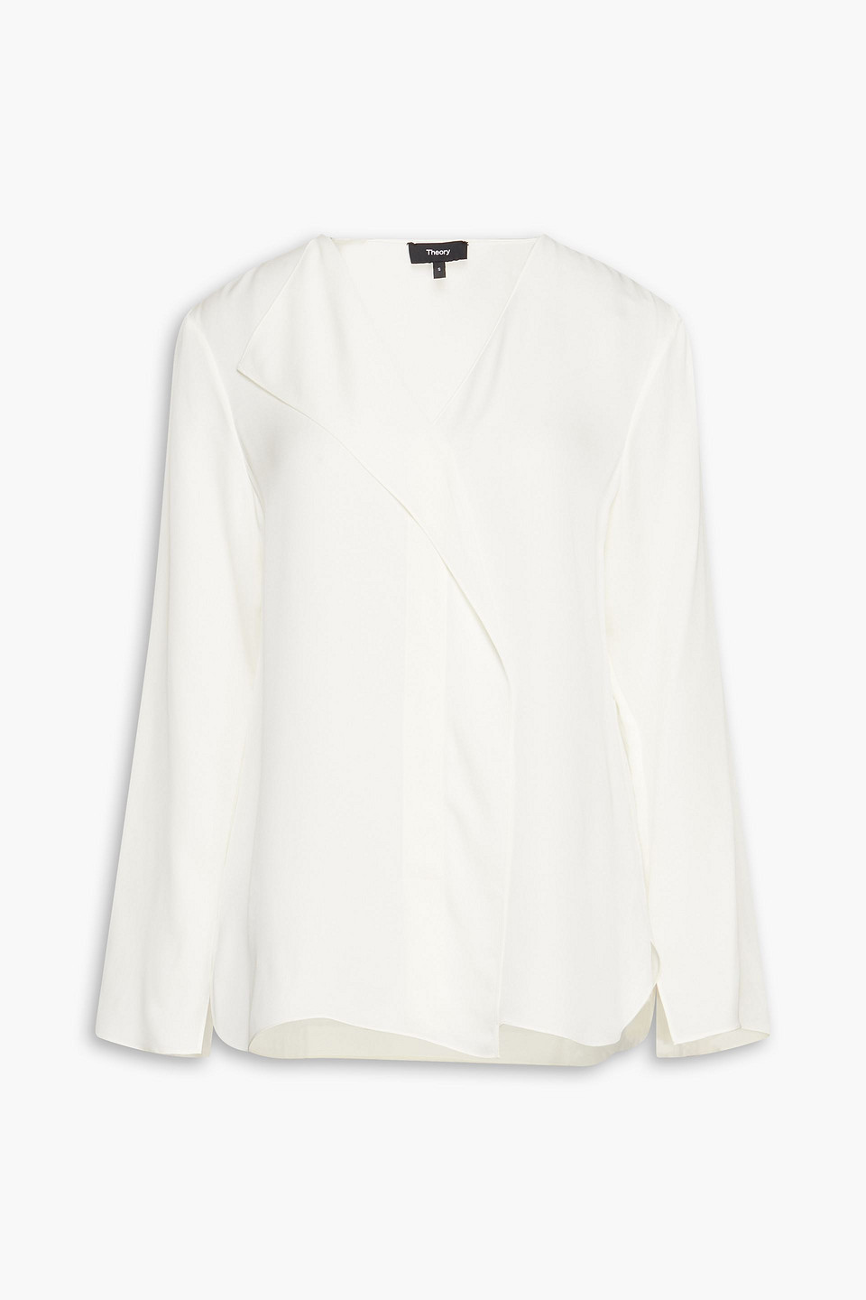 Theory Silk Blouse In White