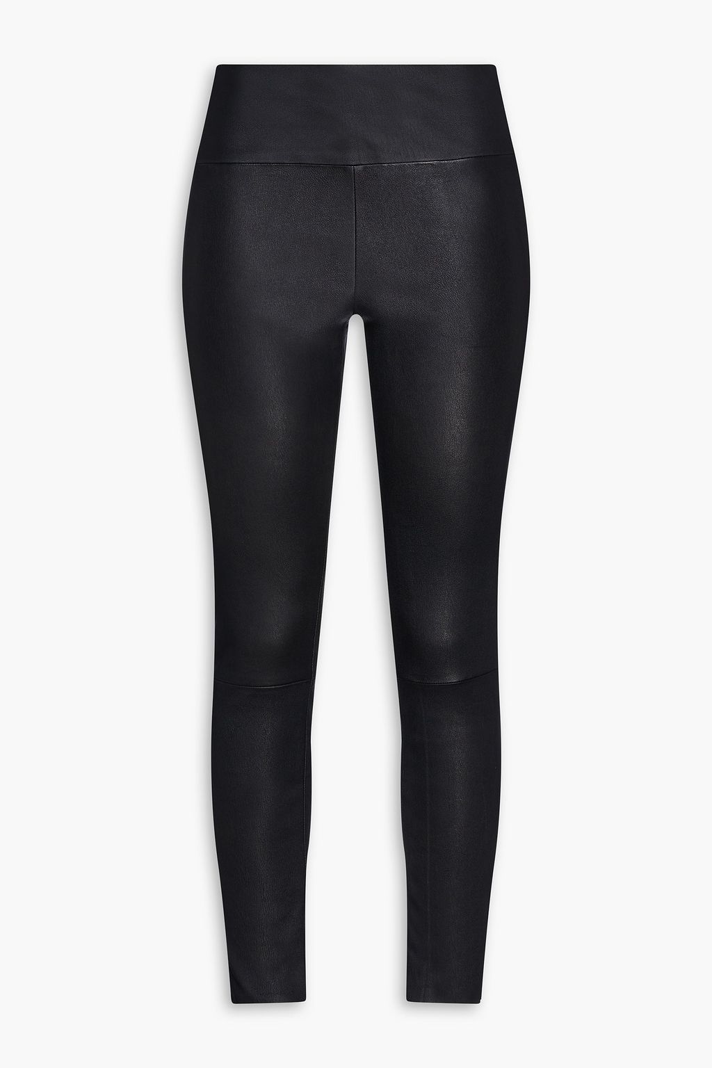 THEORY Yoke leather leggings THE