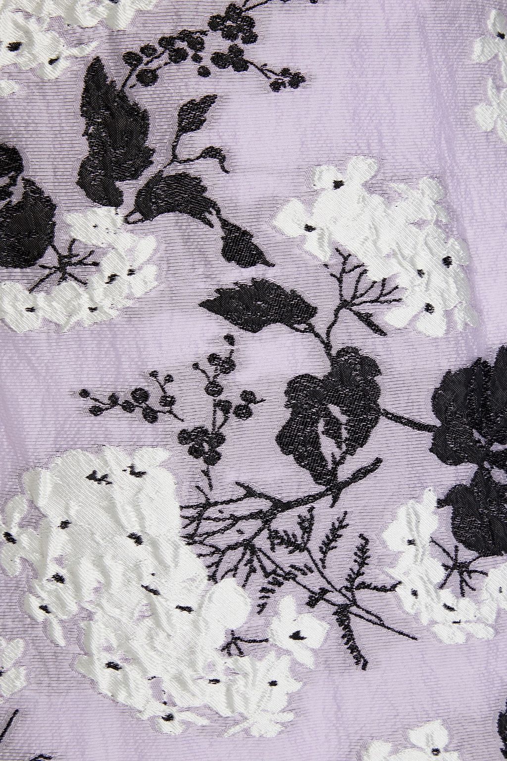 ML MONIQUE LHUILLIER Floral-design cloqué midi dress
