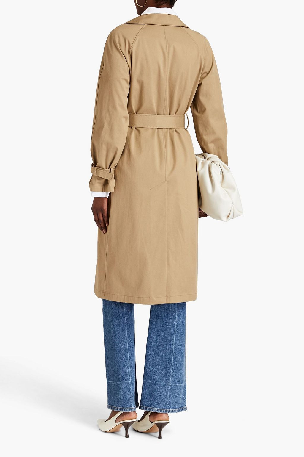 THEORY Trenchcoat aus Twill aus einer Baumwollmischung
