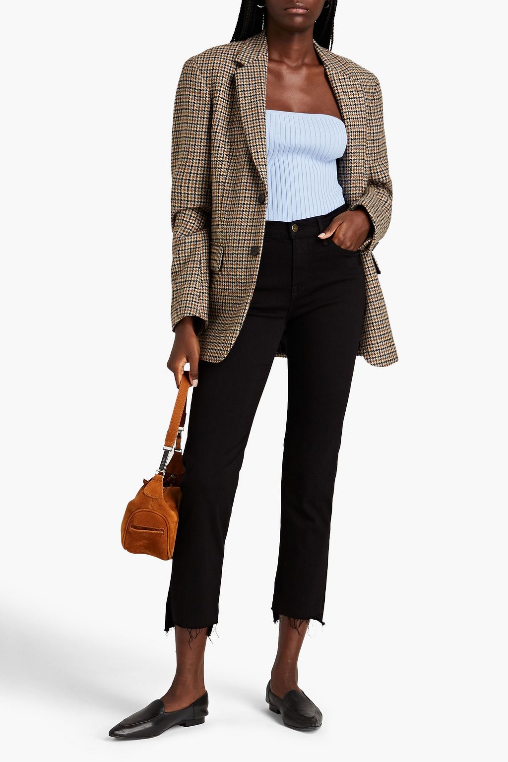 FRAME Le High high-rise straight-leg jeans