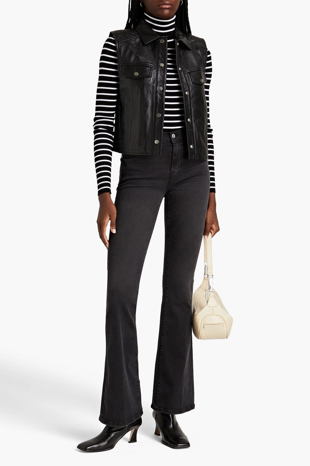 FRAME Le High Flare high-rise flared jeans