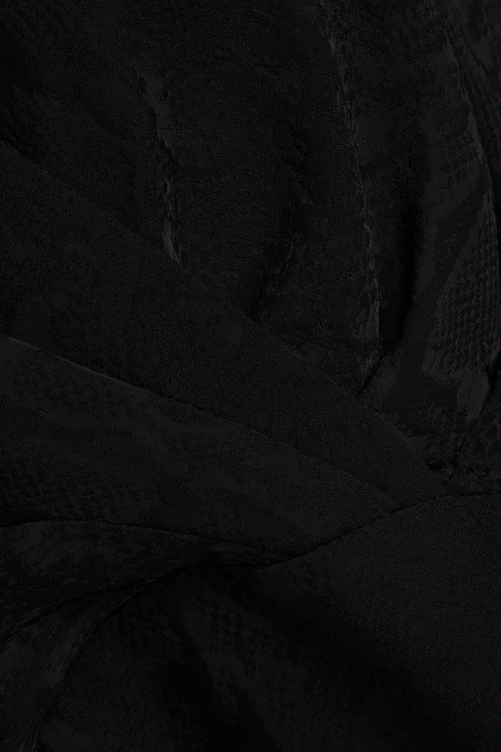 SANDRO Wrap-effect jacquard mini dress