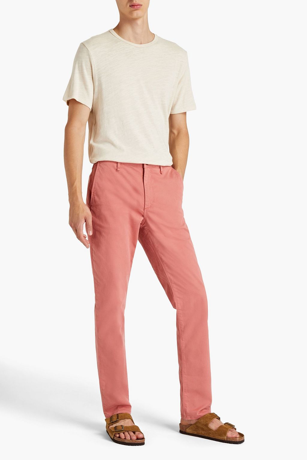 RAG & BONE Chinohose mit schmalem Bein aus Twill aus einer Baumwollmischung