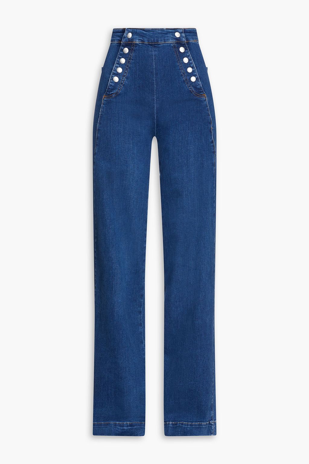 FRAME Sailor high-rise wide-leg jeans