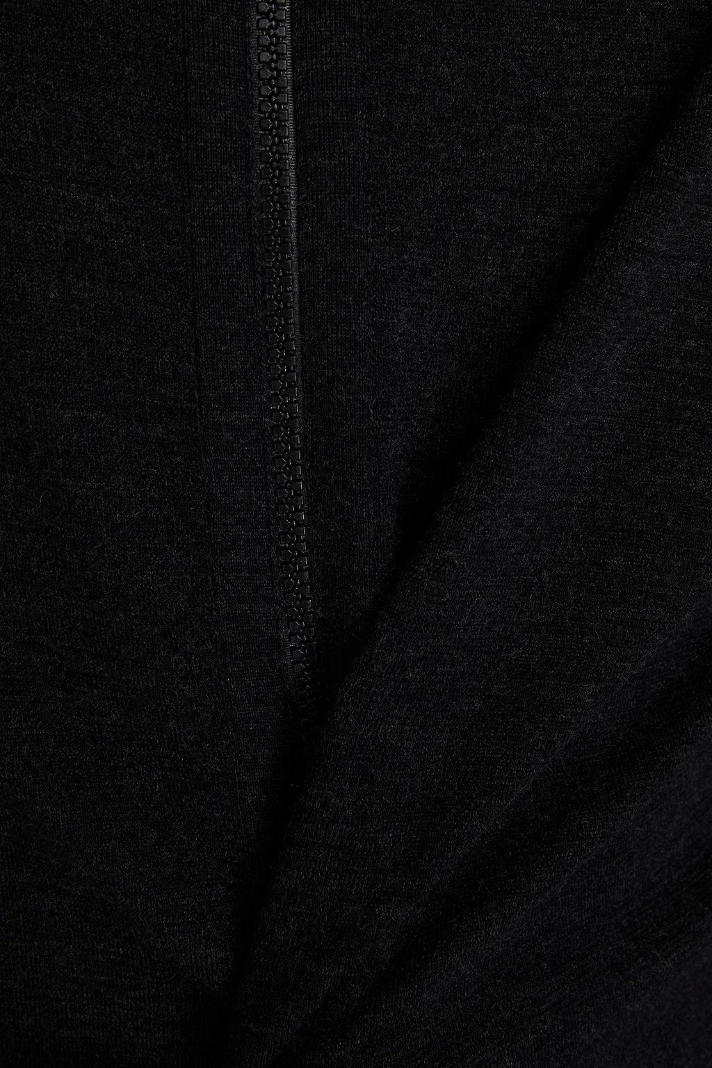 BOTTEGA VENETA Mélange knitted zip-up cardigan