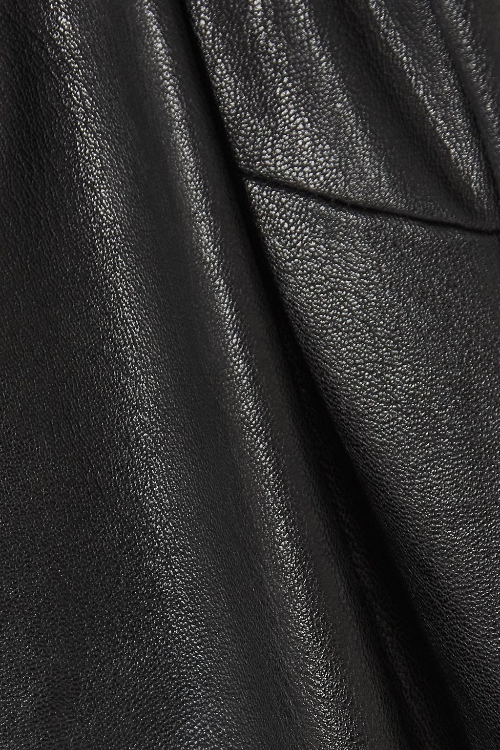 COMMANDO Faux stretch-leather jumpsuit