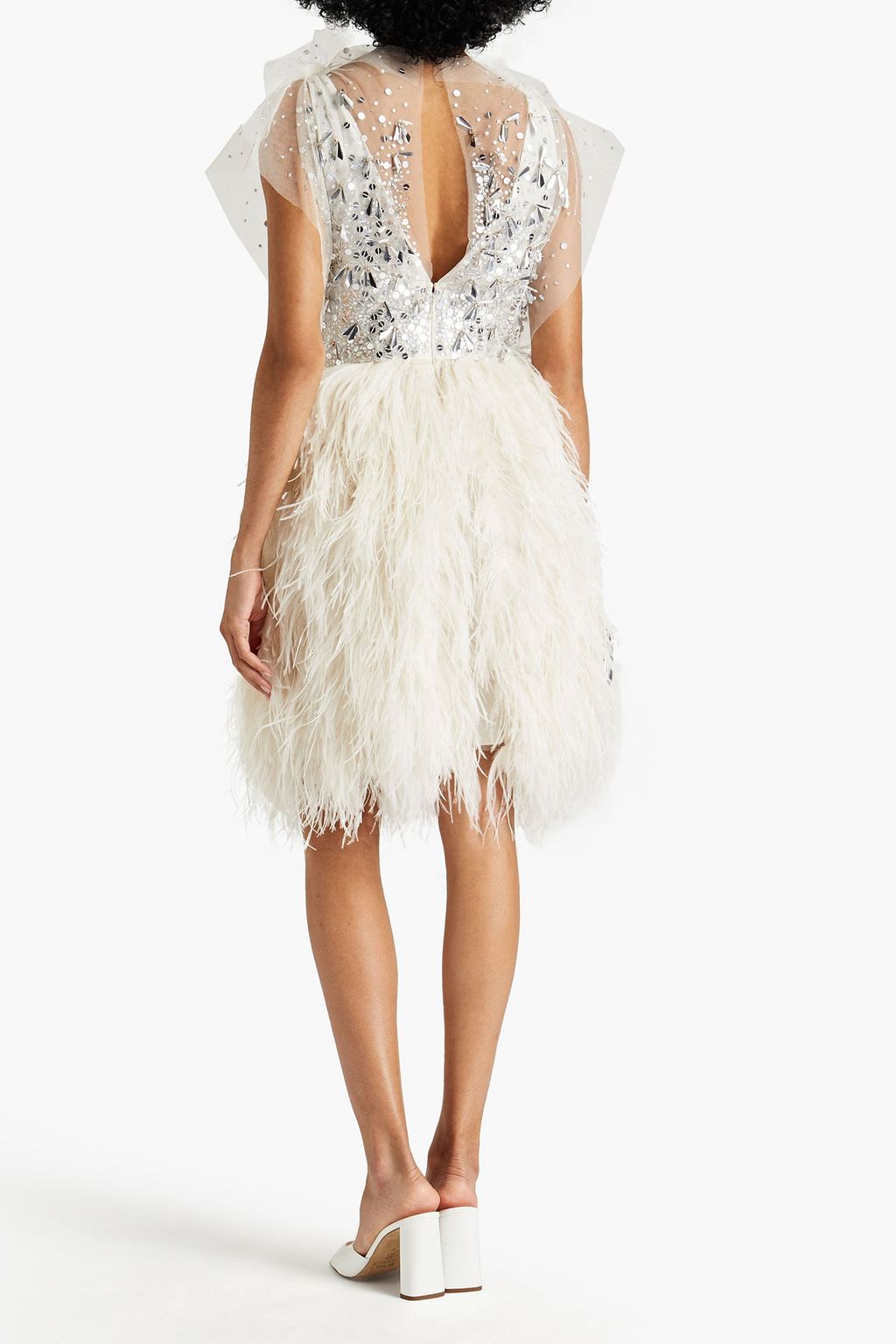 JENNY PACKHAM Clara verziertes Kleid aus Tüll