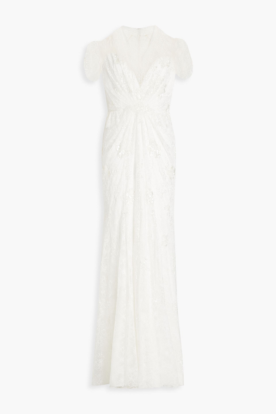 Jenny Packham Bead-embellished Lace Bridal Gown In Neutrals