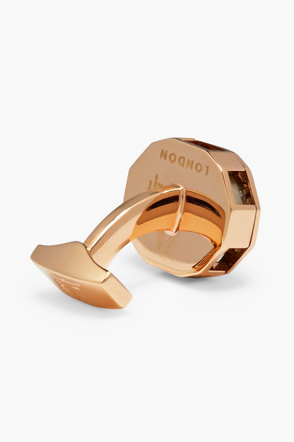 TATEOSSIAN Embellished rose gold-plated cufflinks