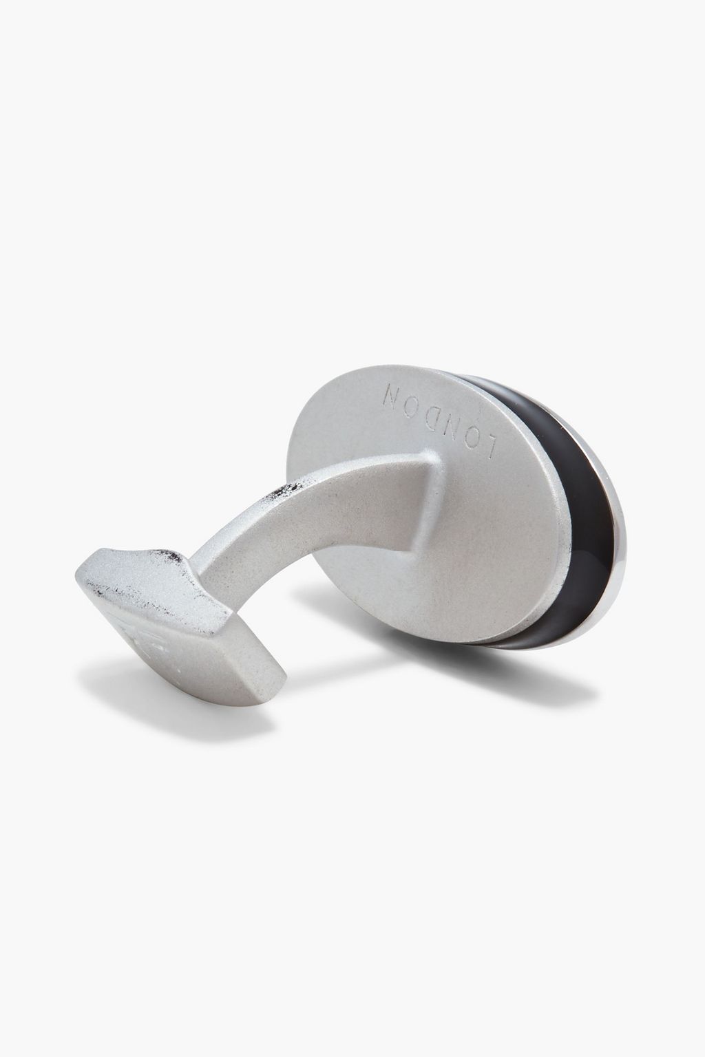 TATEOSSIAN Rhodium-plated enamel cufflinks