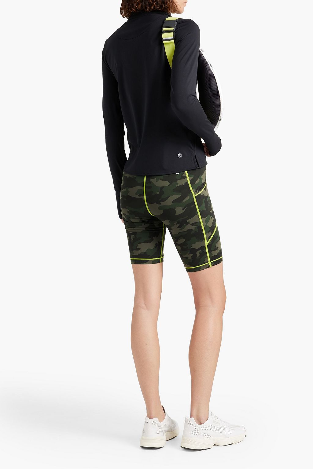ALL ACCESS Camouflage-print stretch shorts