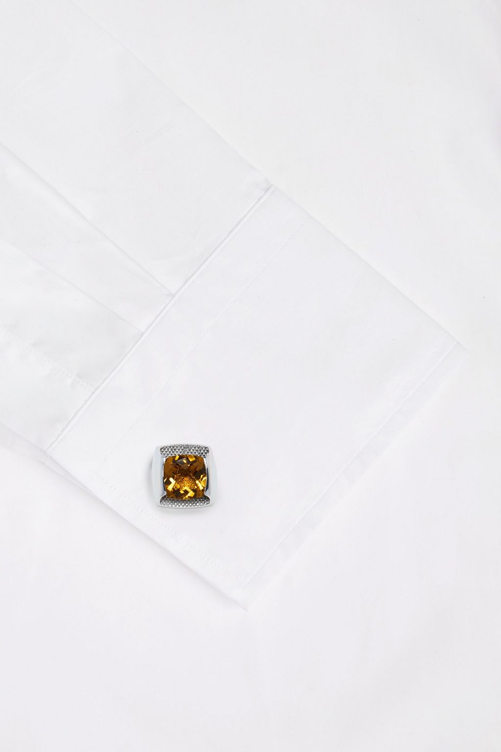 TATEOSSIAN Silver and quartz cufflinks