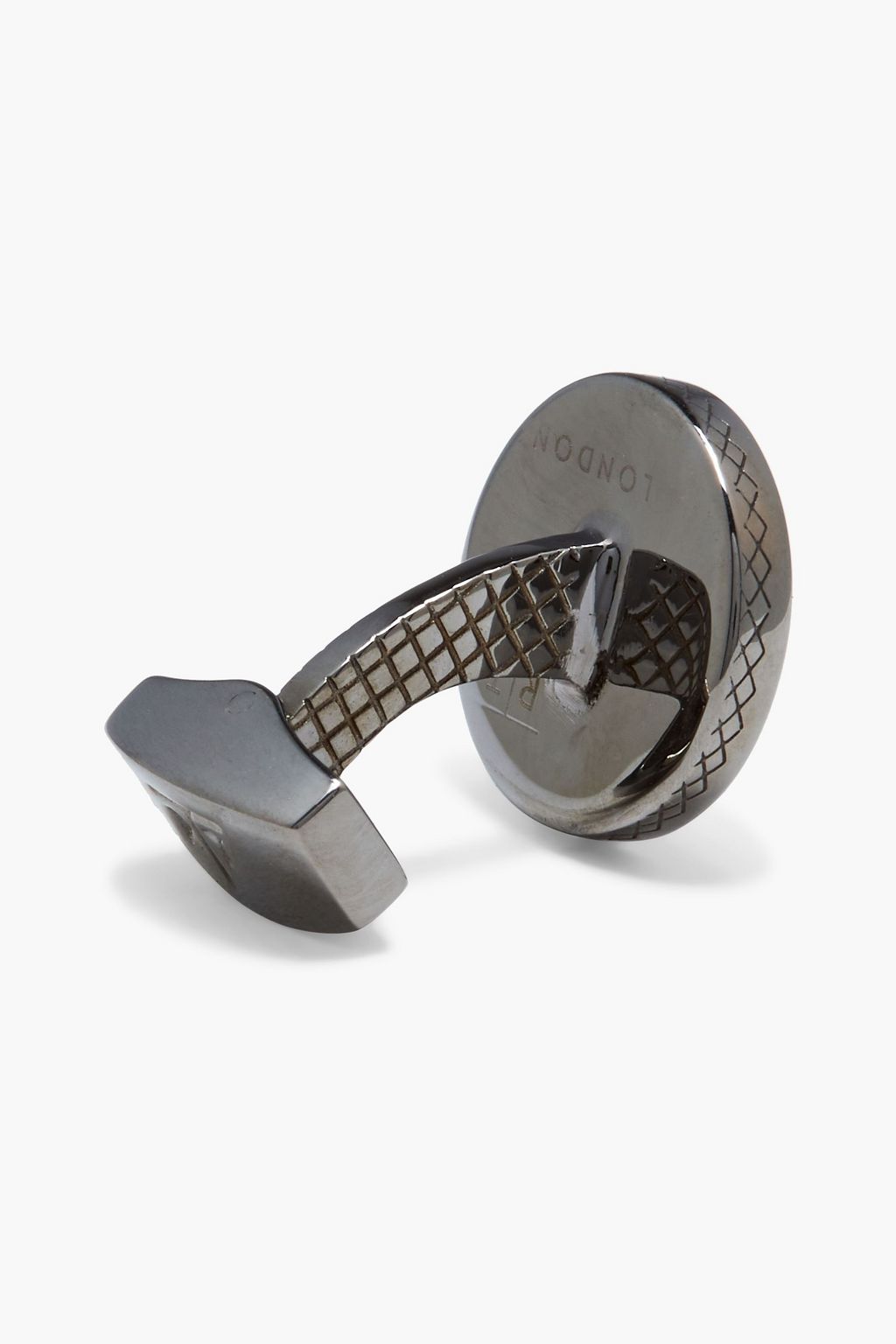 TATEOSSIAN Gunmetal-tone cufflinks