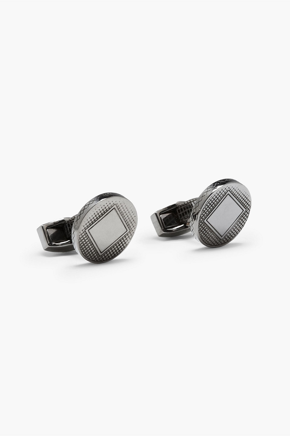 Tateossian Gunmetal-tone Cufflinks
