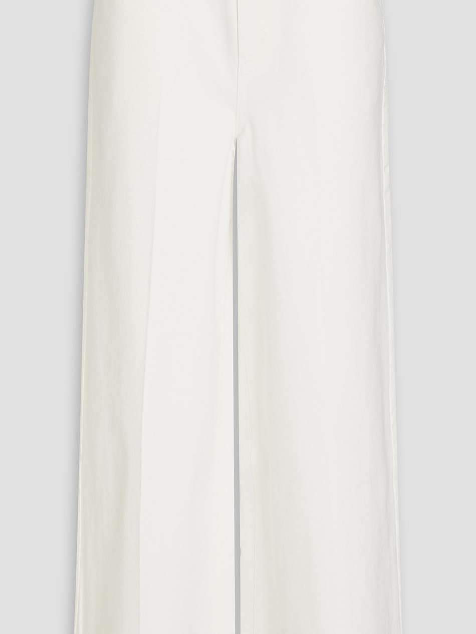 high-rise wide-leg jeans