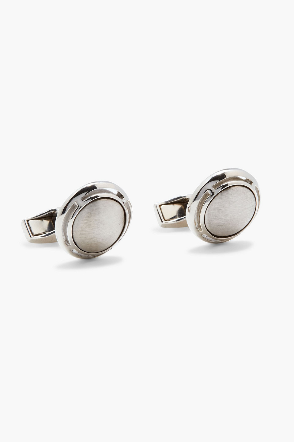 Tateossian Rhodium-plated Sterling Silver Cufflinks