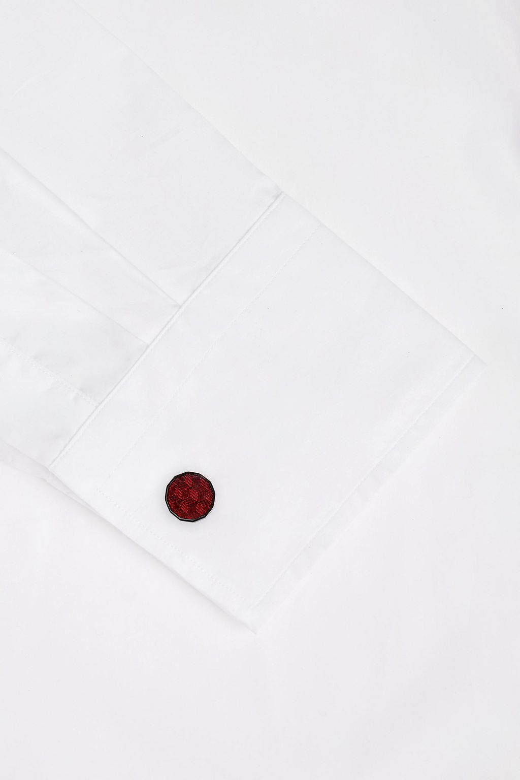 TATEOSSIAN Gunmetal-plated enamel cufflinks