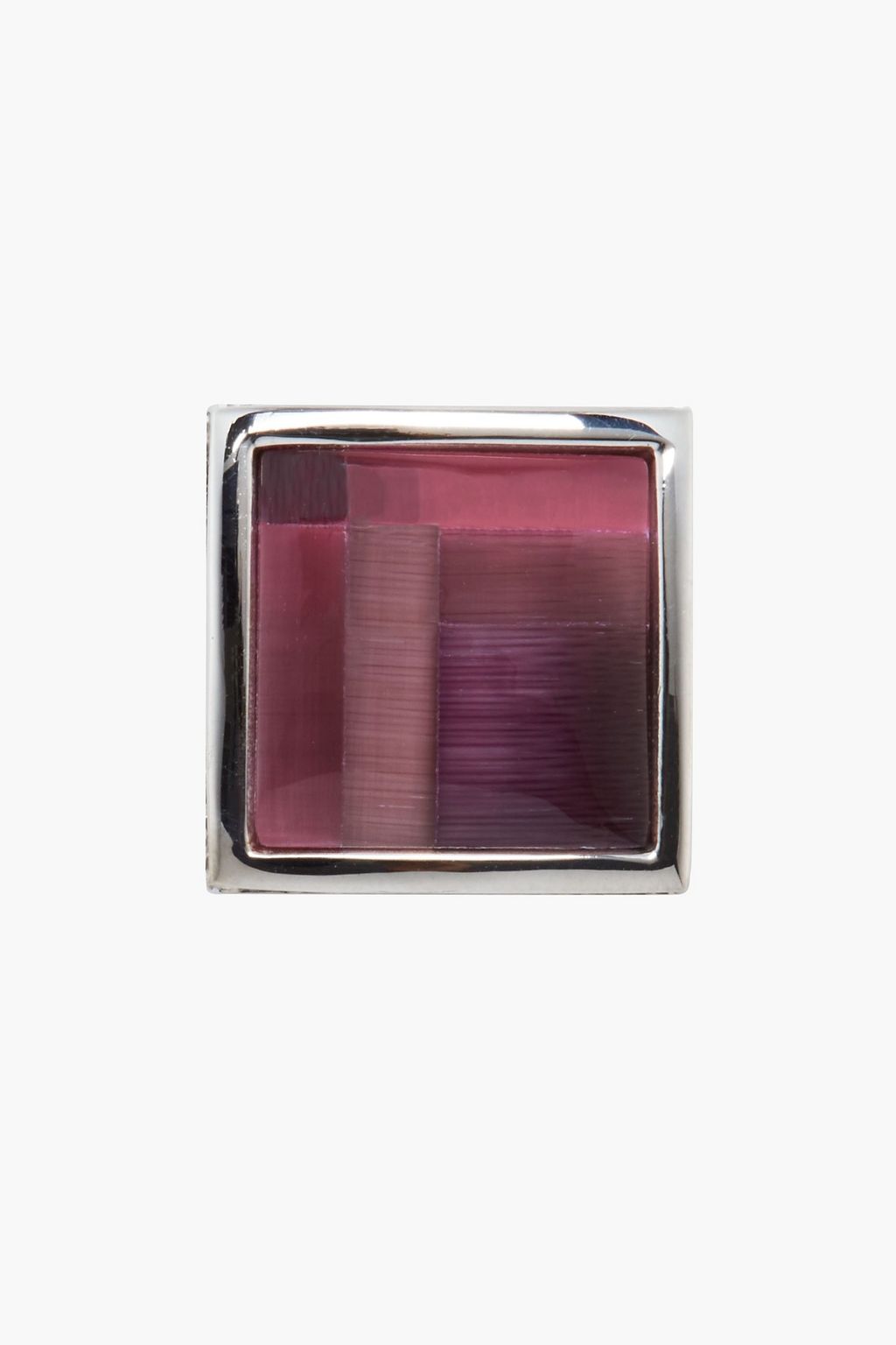 TATEOSSIAN Rhodium-plated stone cufflinks