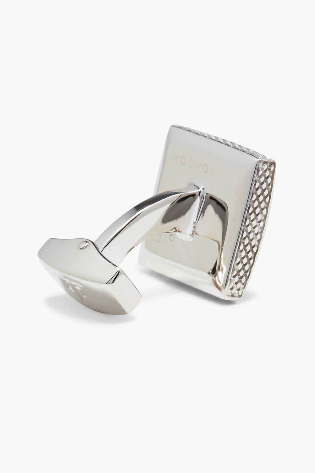 TATEOSSIAN Rhodium-plated stone cufflinks