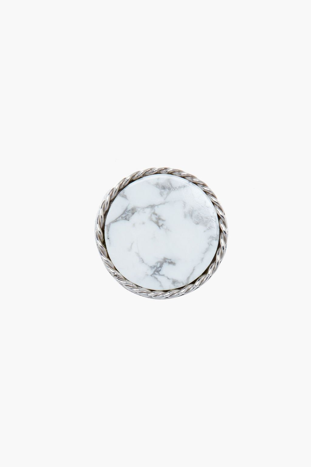 TATEOSSIAN Sterling silver howlite cufflinks