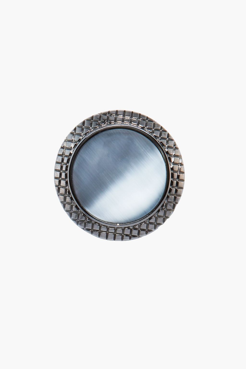TATEOSSIAN Gunmetal-plated stone cufflinks