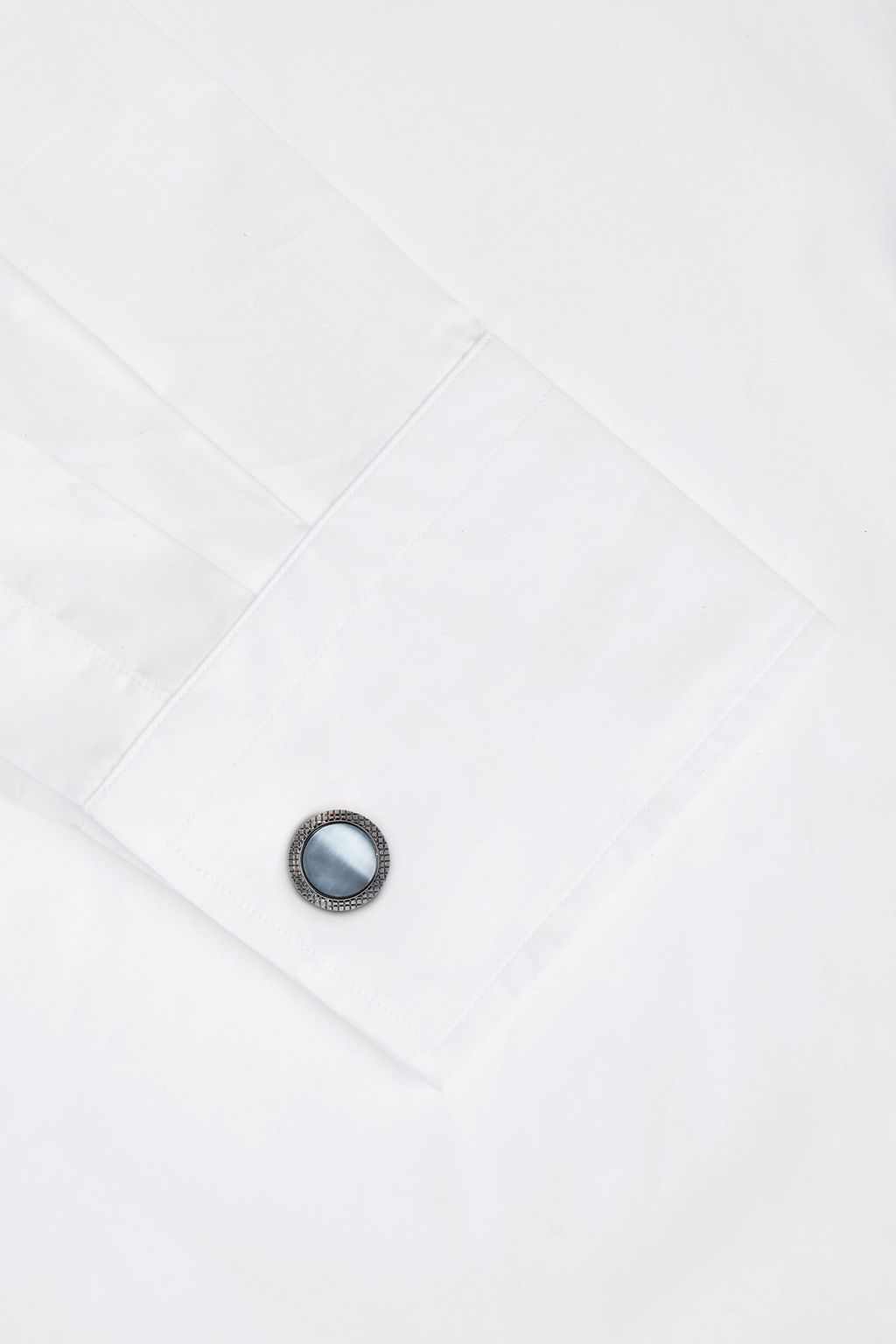 TATEOSSIAN Gunmetal-plated stone cufflinks