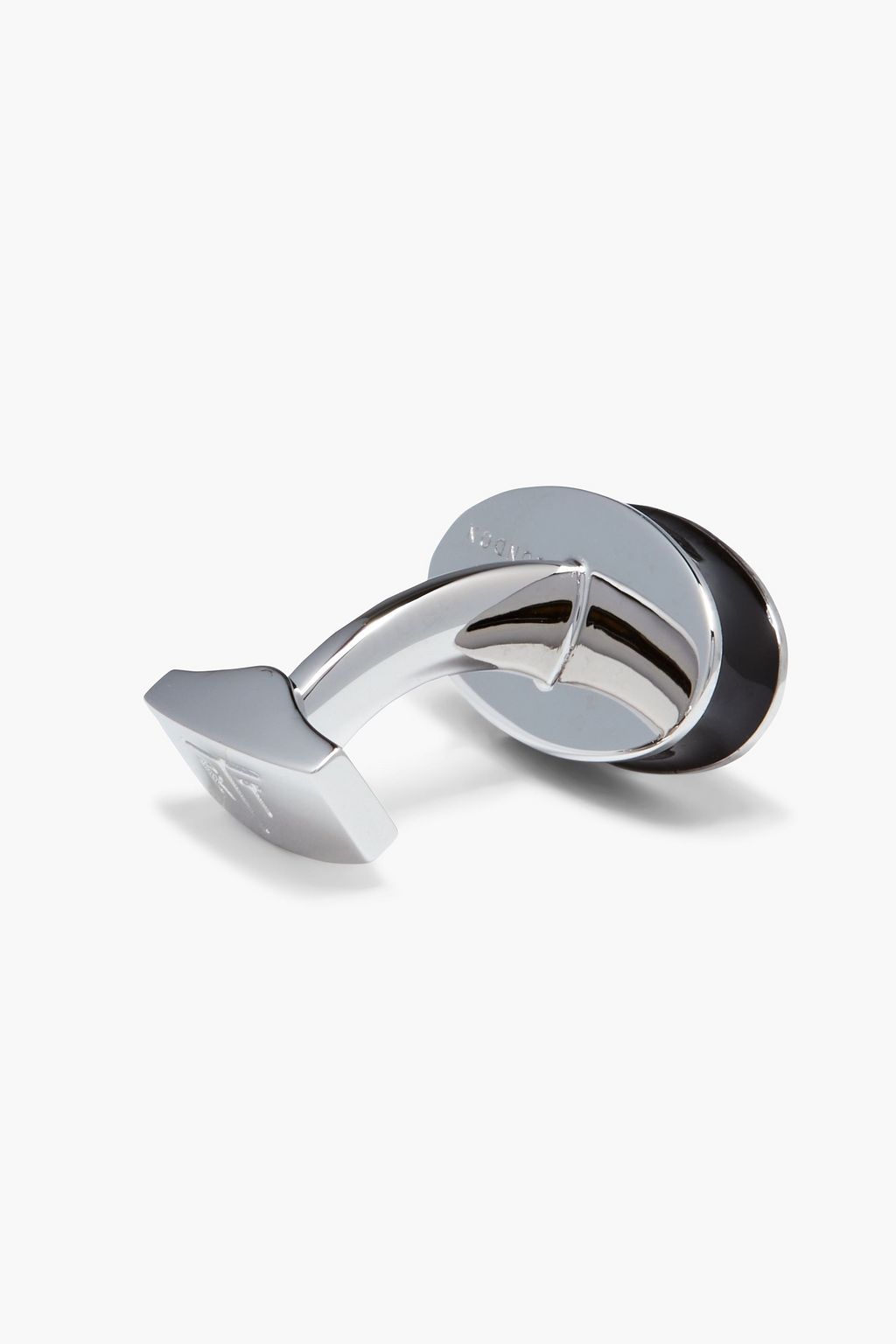 TATEOSSIAN Rhodium-plated enamel cufflinks