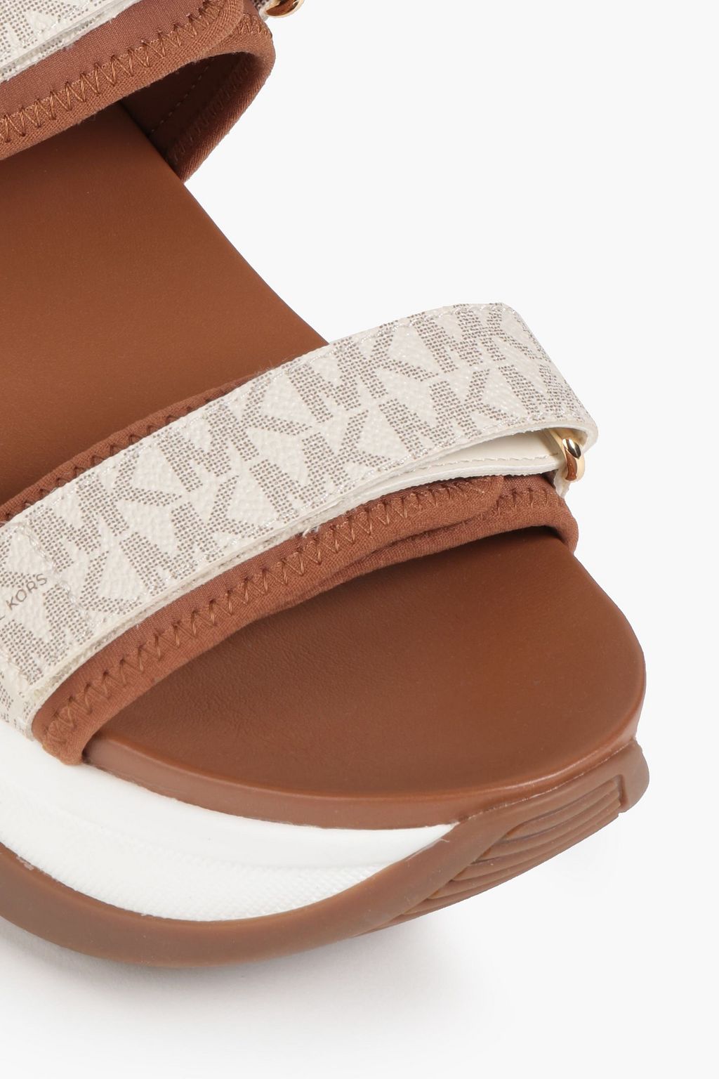 MICHAEL MICHAEL KORS Logo-print neoprene platform sandals