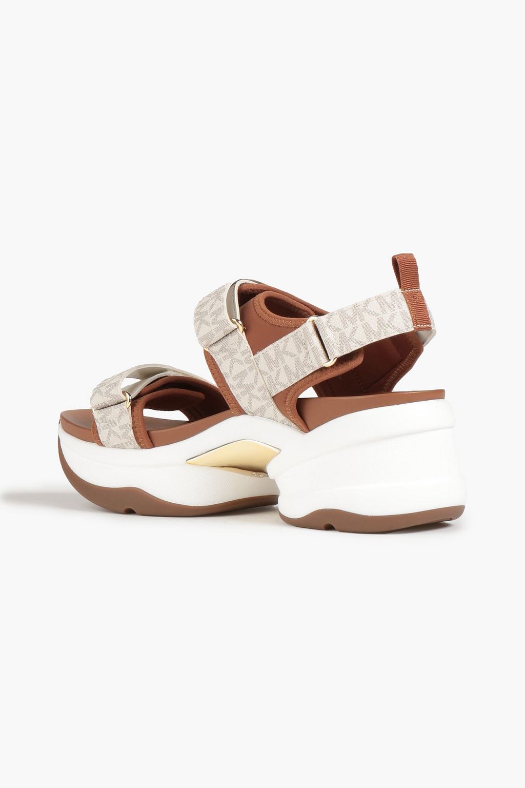 MICHAEL MICHAEL KORS Logo-print neoprene platform sandals