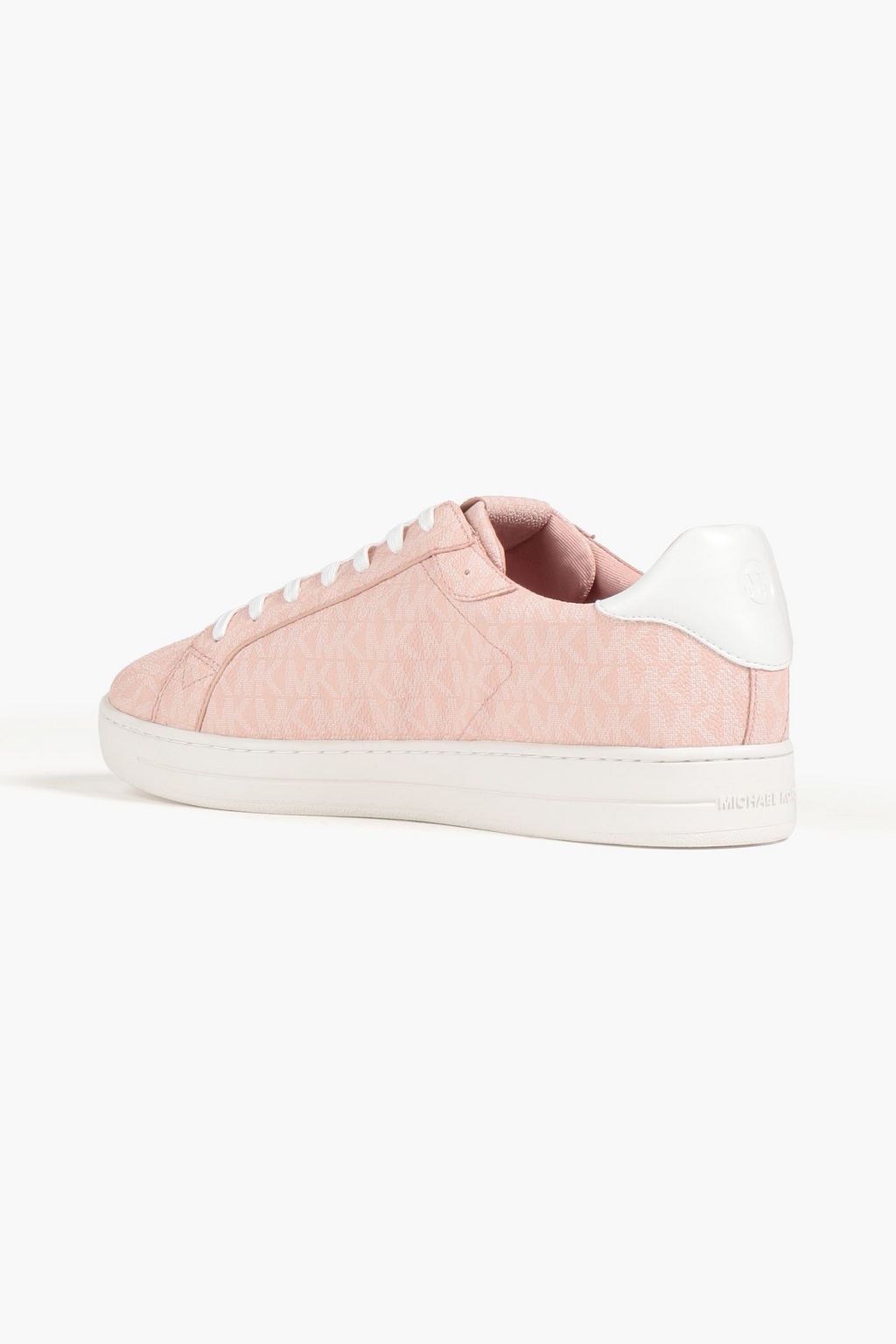 MICHAEL MICHAEL KORS Logo-print faux textured-leather sneakers