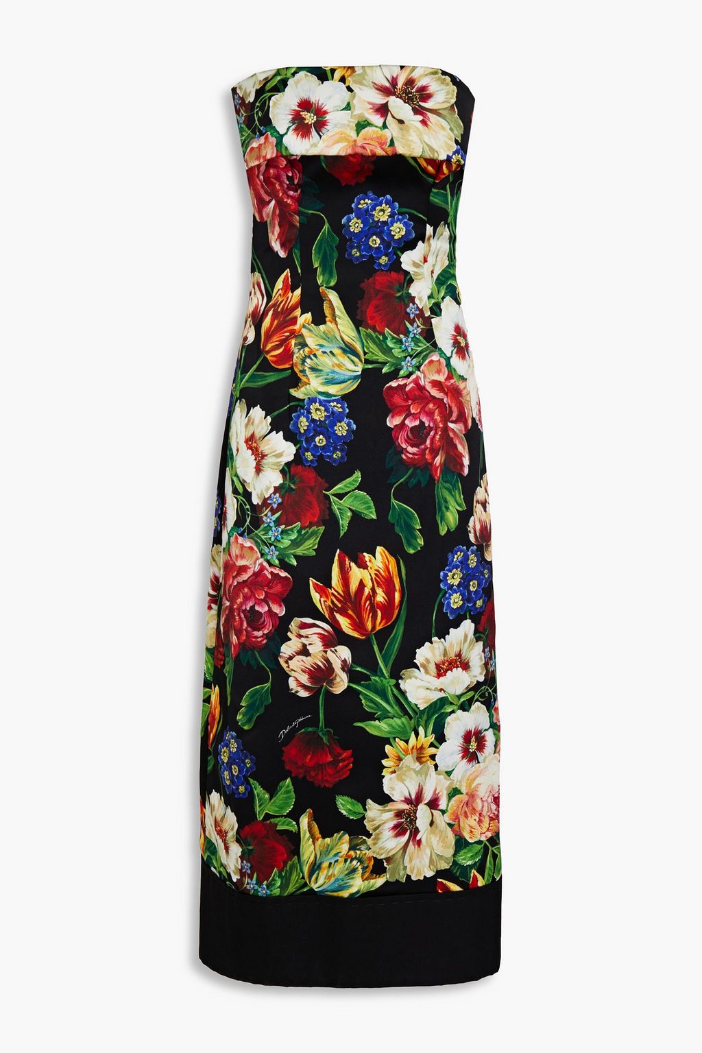 Dolce and gabbana on sale floral midi dress