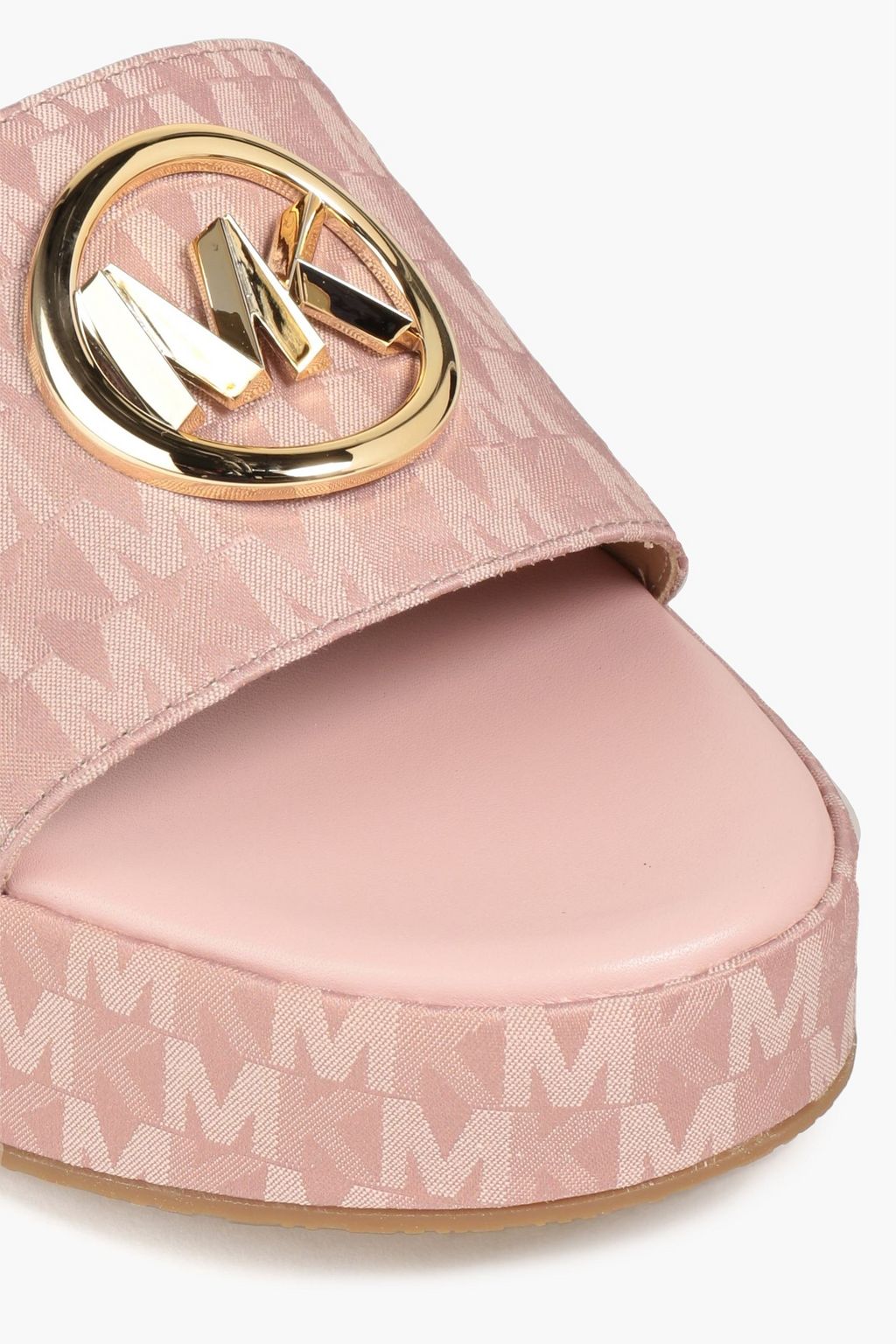 michael michael kors sadler embroidered logo sandals