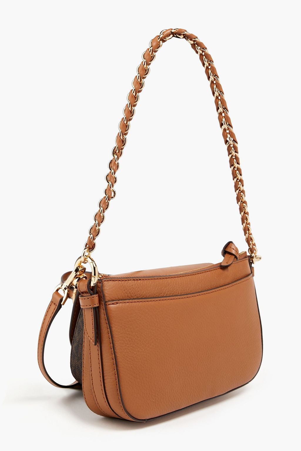 MICHAEL MICHAEL KORS Faux texturedleather and pebbledleather shoulder