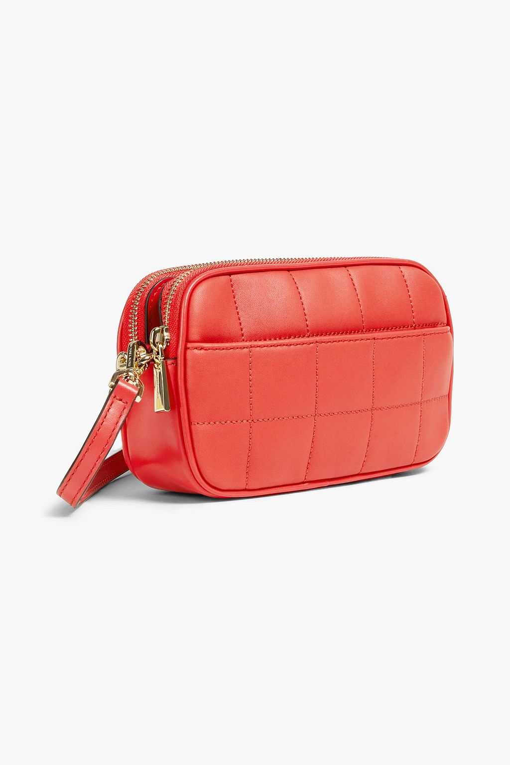 MICHAEL MICHAEL KORS Chain-embellished quilted leather camera bag