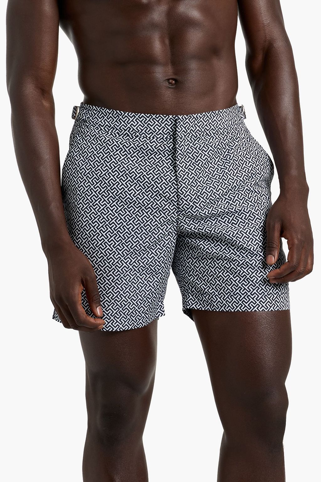 ORLEBAR BROWN Bulldog mid-length printed swim shorts