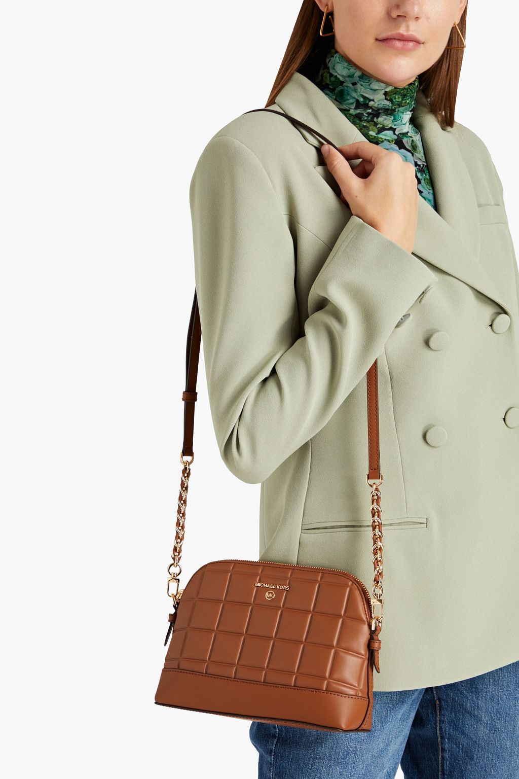 MICHAEL MICHAEL KORS Quilted leather shoulder bag THE