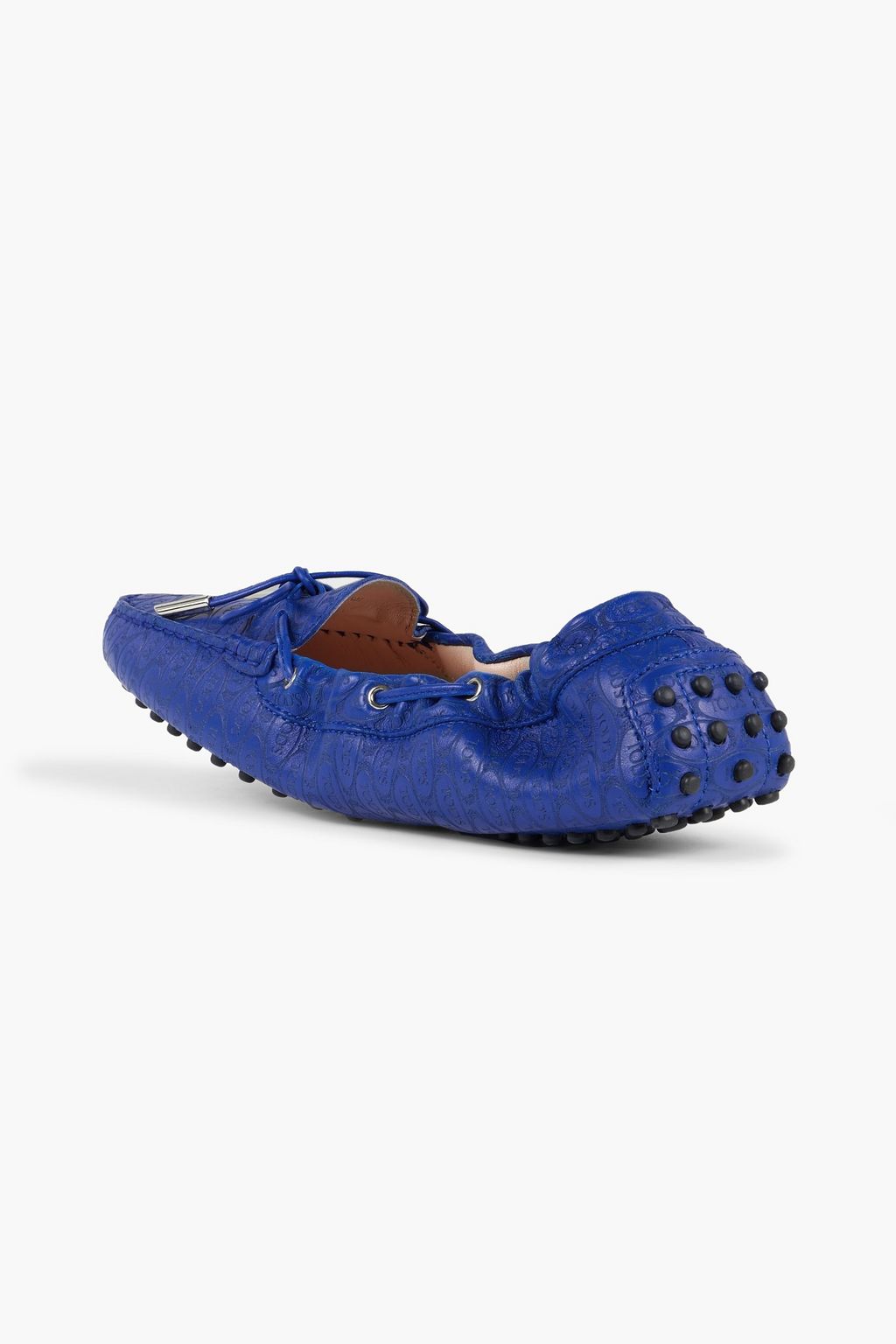TOD'S حذاء لوفر ’+ ألبير إلباز’ من الجلد مزين بشعار بارز