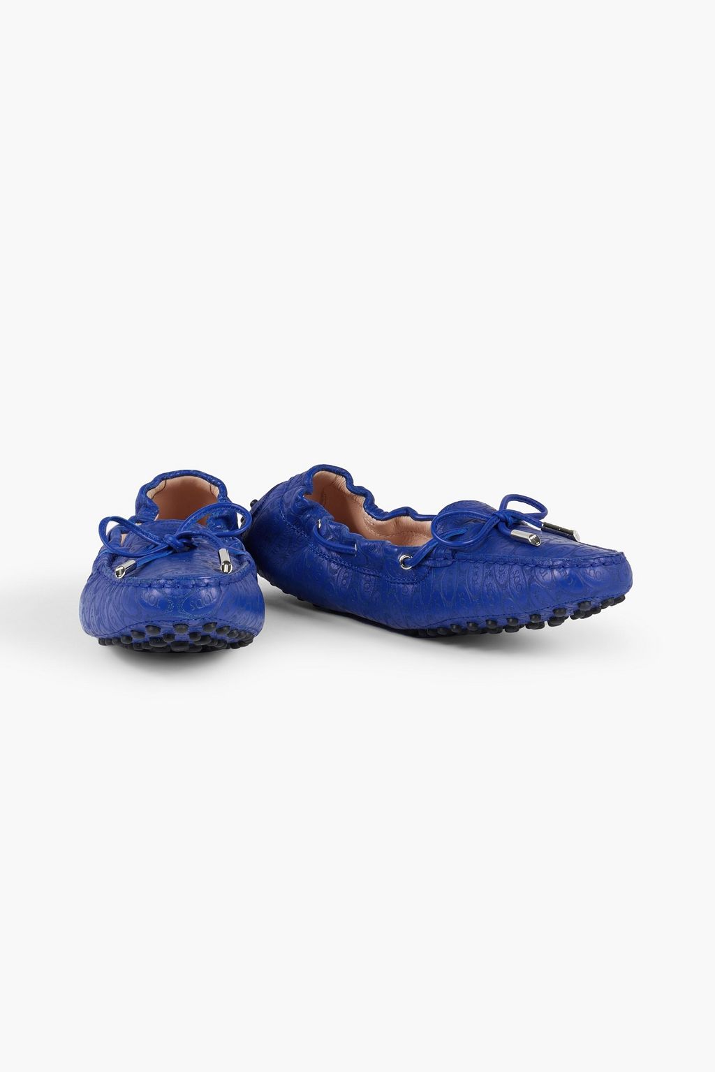 TOD'S حذاء لوفر ’+ ألبير إلباز’ من الجلد مزين بشعار بارز