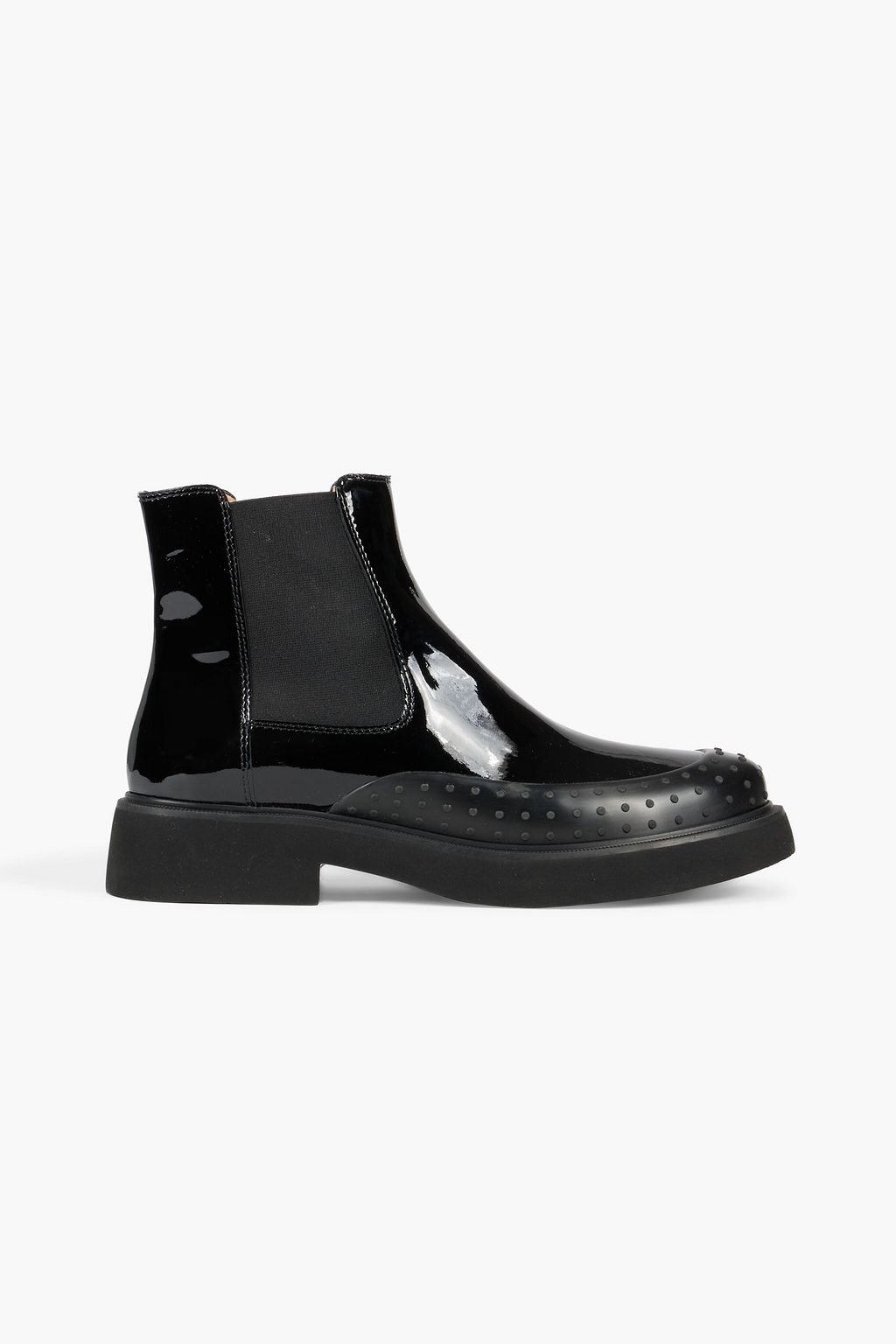 Tod's Patent-leather Chelsea Boots - Women - Black Boots - IT37