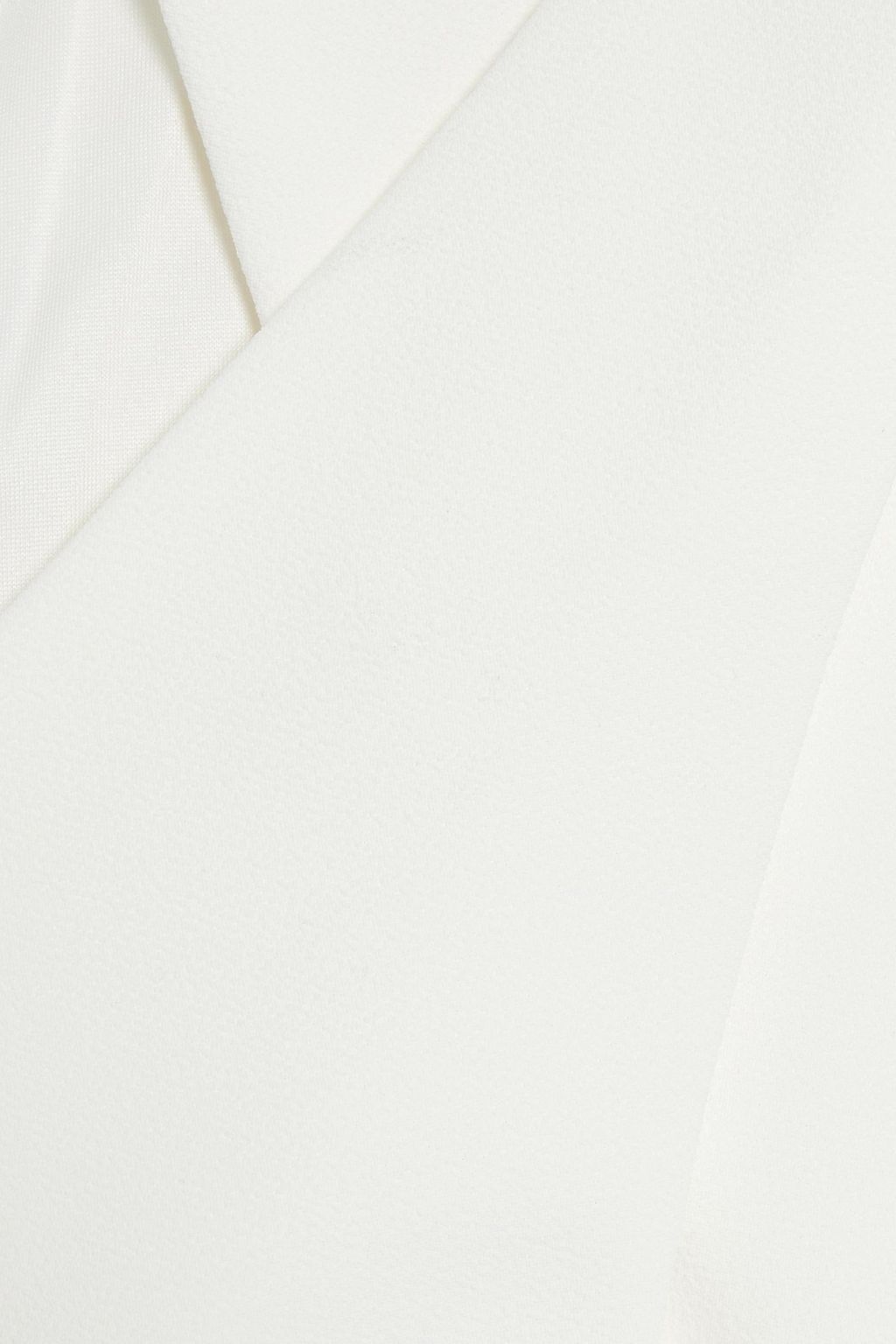 HALSTON Rina cropped stretch-crepe top