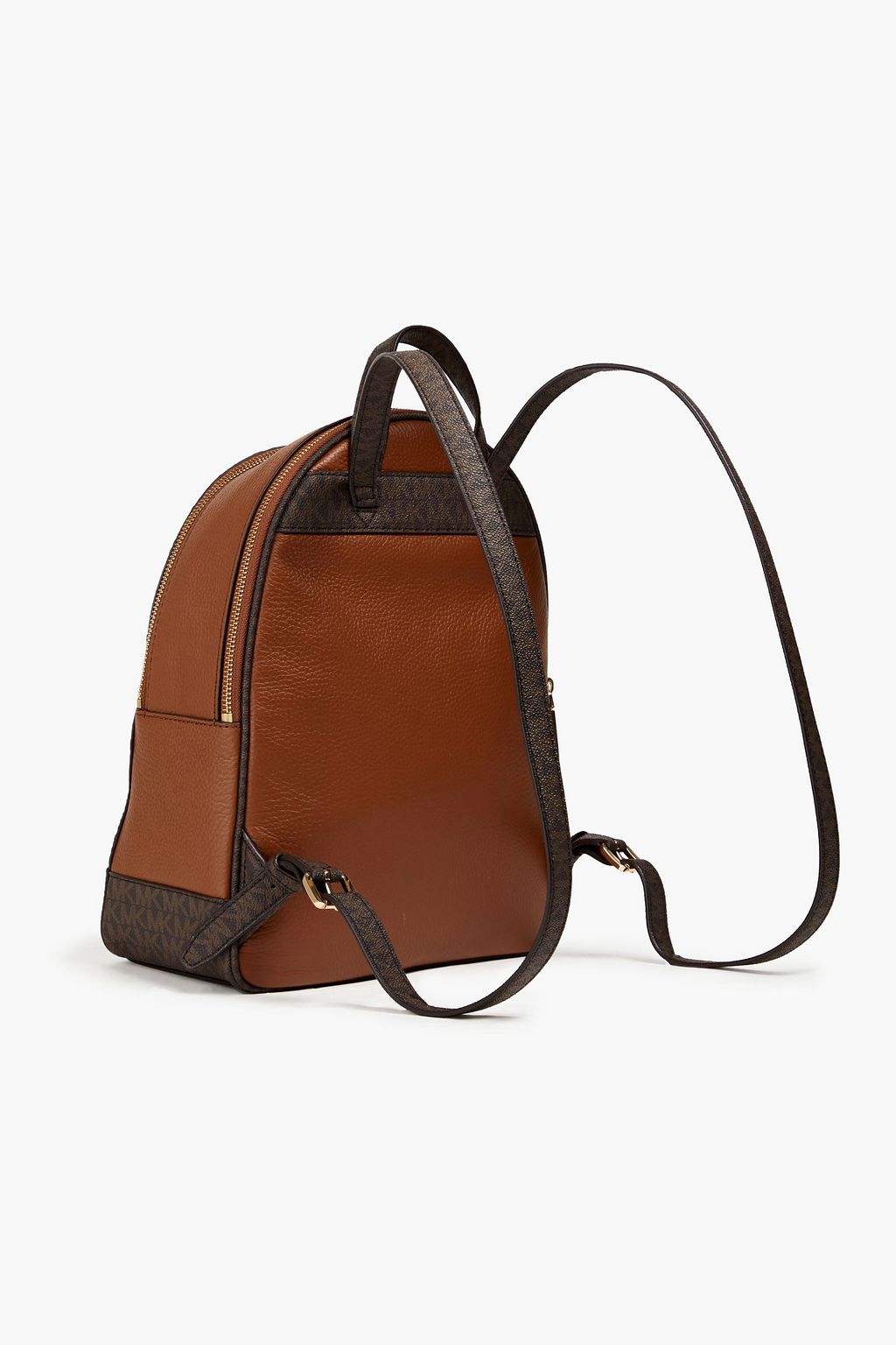 MICHAEL MICHAEL KORS Logo-print coated leather backpack