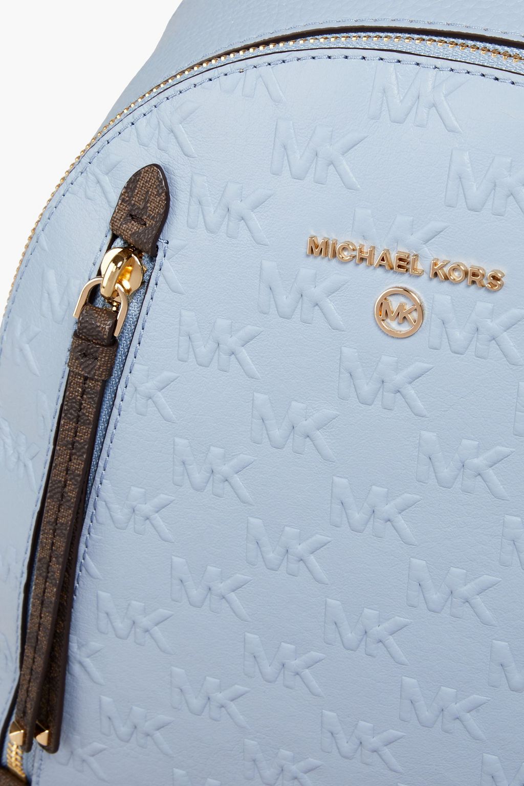 MICHAEL MICHAEL KORS Logo-print coated leather backpack