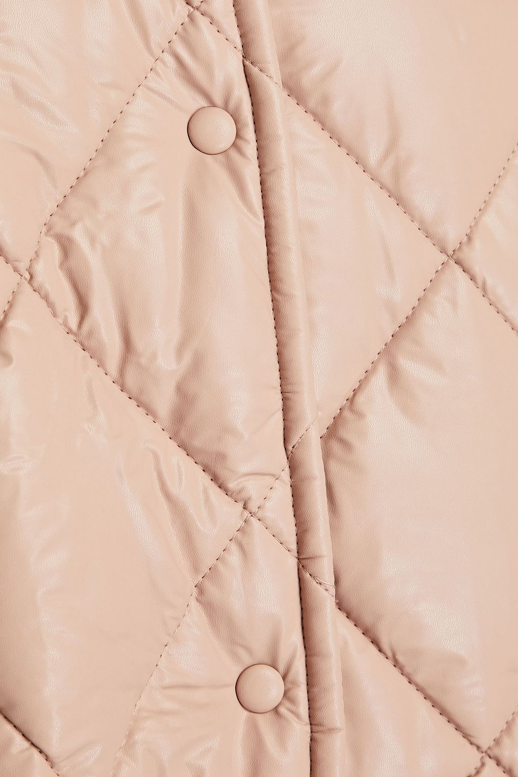 STAND STUDIO Nikolina quilted faux leather jacket