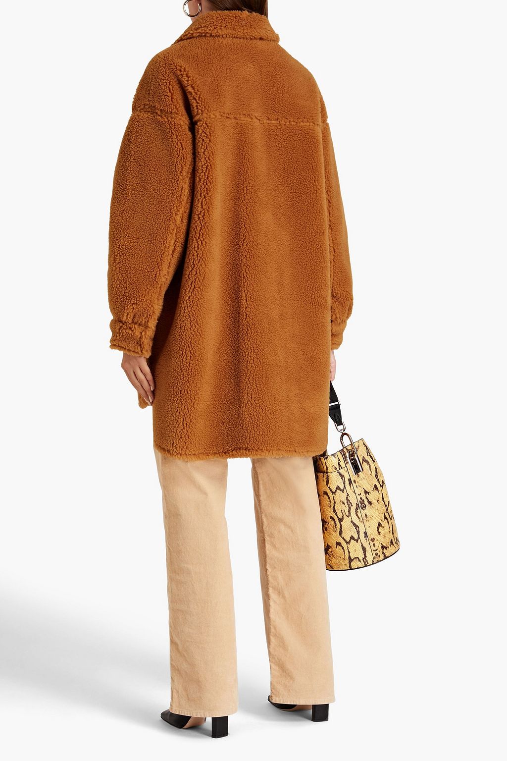 STAND STUDIO Sabi oversized faux shearling jacket