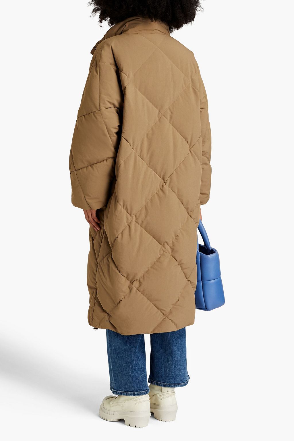 STAND STUDIO Anissa quilted shell down coat