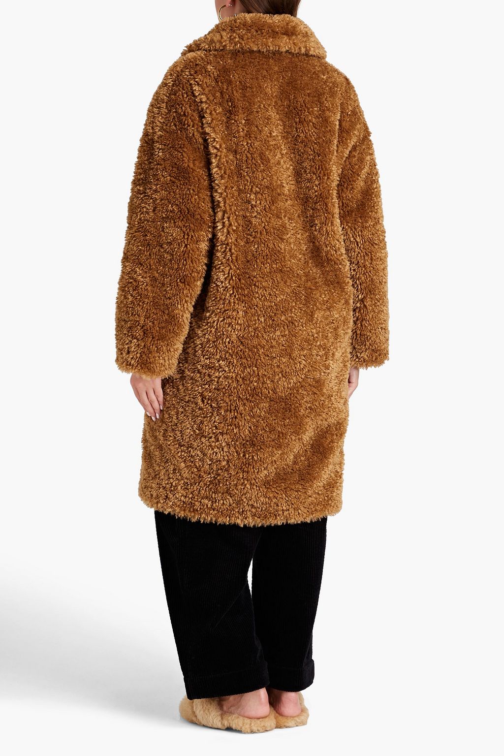 STAND STUDIO Anika oversized faux shearling coat