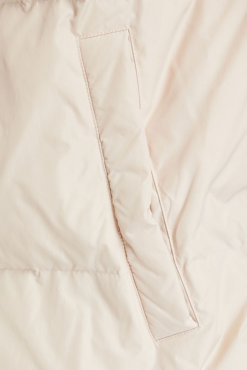 STAND STUDIO Lyla oversized quilted shell hooded down coat