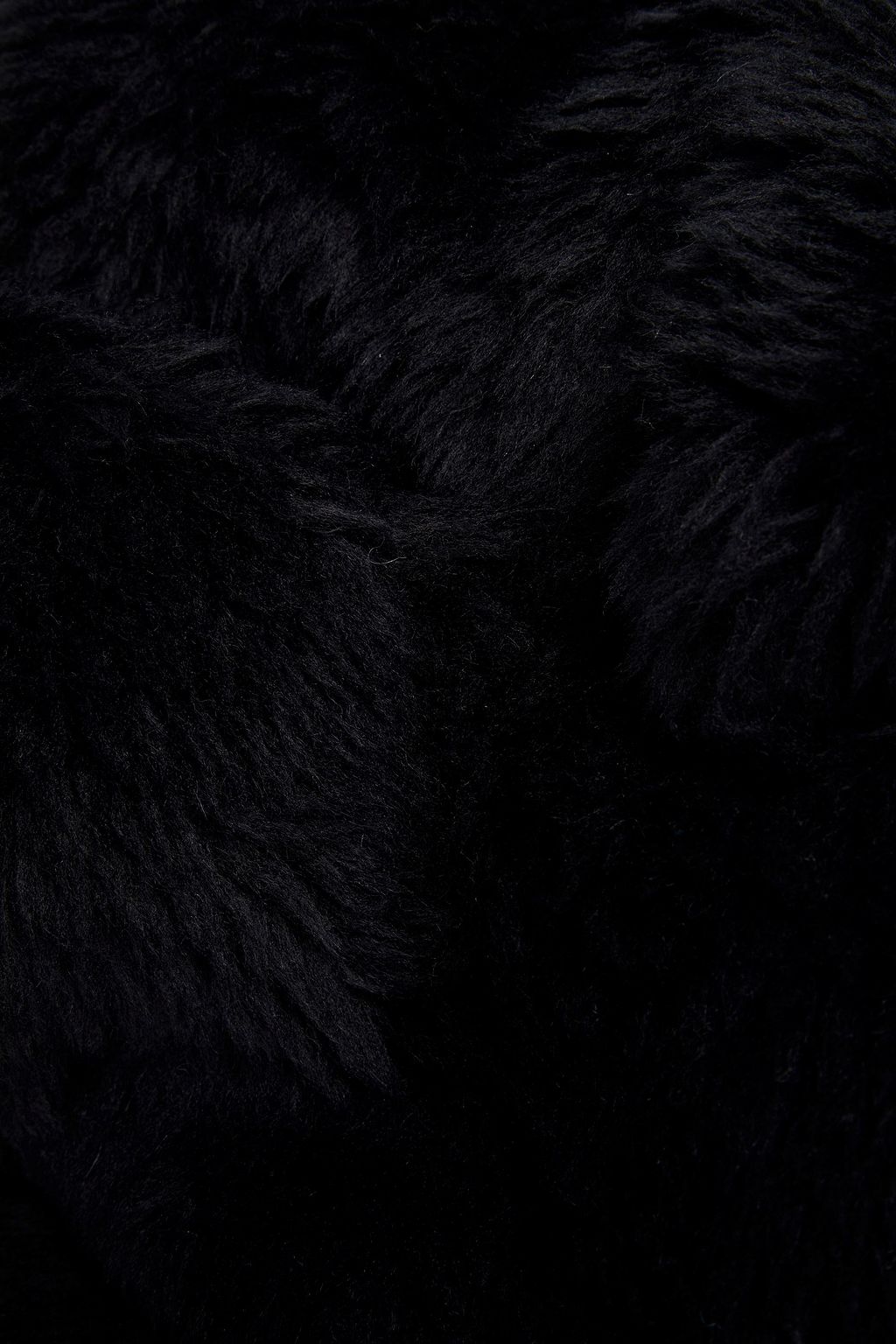 STAND STUDIO Jayla faux shearling scarf